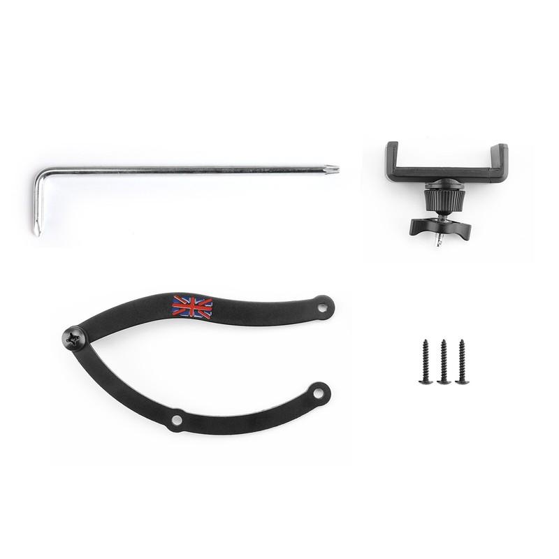 Union Jack Uchwyt Samochodowy na Telefon Komórkowy Składany Czerwony Dla Mini Cooper R55/56/57