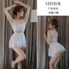 Sexy Lingerie Sexy Temptation Lace Suspender Nightdress Uniform Temptation Gather Lingerie Women