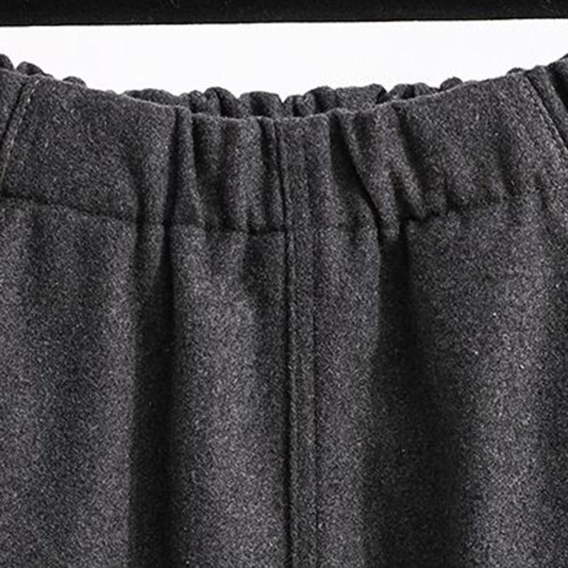 Hosen für Damen Elastische Hohe Taille Lange Hosen Übergröße Verdickt Dehnbar Vielseitig Lässig Weitbeinige Hosen