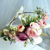 New Fashion Sweet Princess Flower Hair Wreath Floral Hairbands Beach Headband Party Boho Headbands Bridal Bridesmaid Headdress