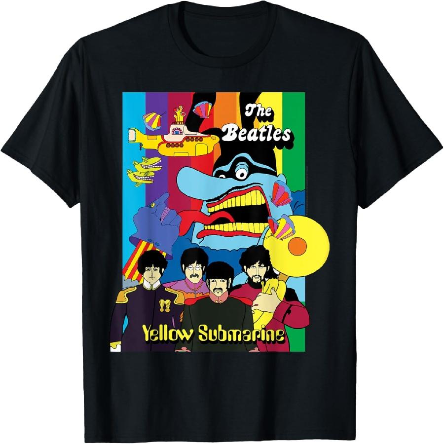 The Beatles Collage Poster T-Shirt