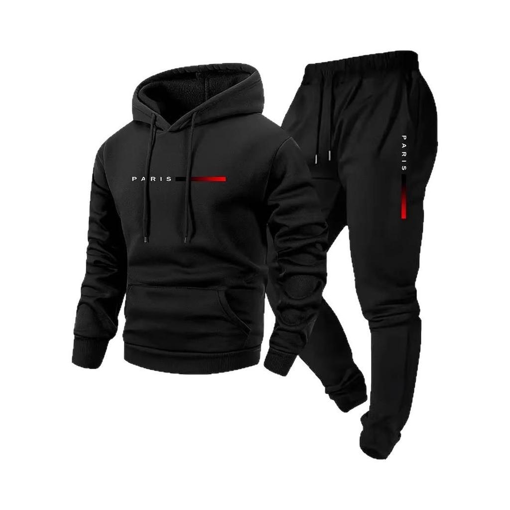 Unisex European Casual Hoodie with PARIS Print