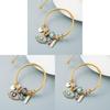 Demon Eye Crystal Pendant Gold Bracelet For Women Fashion Jewelry Gift