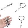 Delicate Catholic Rosary for Woman Faith Bracelet Metal Pendants Metal Chain Gift for Mother Birthday Anniversary