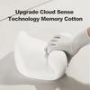 1 Stück Ergonomisches Lendenkissen aus Memory-Schaum, Lendenwirbelstützkissen für Auto, Büro, Gaming-Stuhl, Schmerzlinderung nach der Geburt
