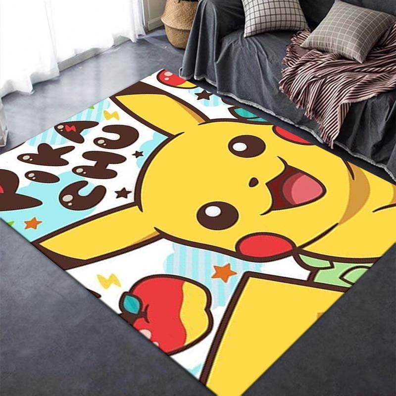 2025 New Pokemon Carpet Rug for Living Room Bedroom Home Sofa Decoration,Kids Play Non-slip Floor Mat76