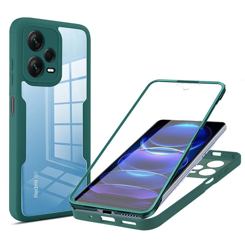 360 °Full Protection Shockproof Phone Case For Xiaomi Redmi Note 12 11 11T 12T 12C 10 9 S Pro Bumper Cover For POCO X5 X4 X3 Pro