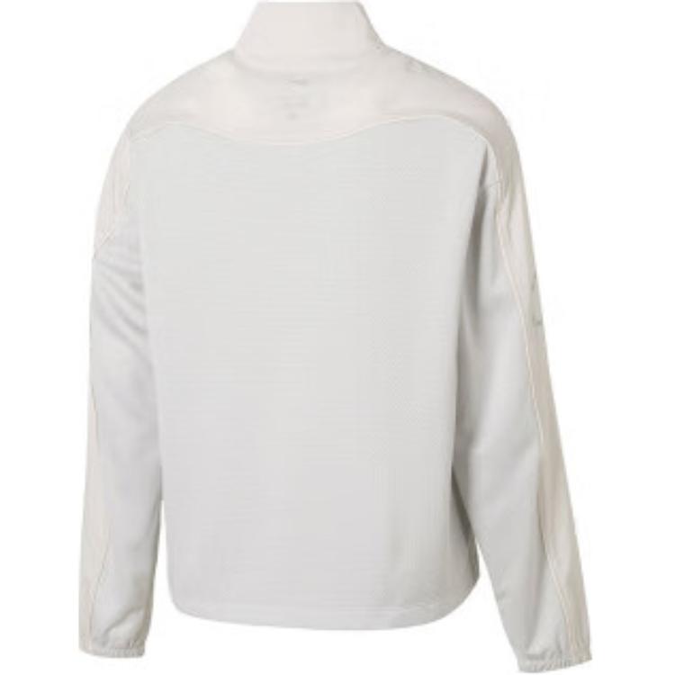 Nike Comfortable Solid Color Breathable Running Casual Stand Collar Long Sleeve Jacket Women Jacket White FV6414104