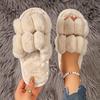 Pantofole da donna in peluche, Pantofole calde, Pantofole per uso domestico