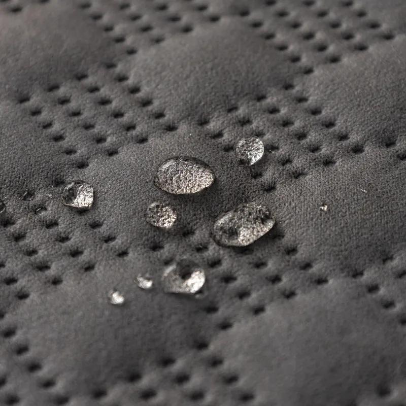 Kostkovaný povlak na polštář, kožená podložka na pohovku, odolné doplňky k pohovkovému nábytku, technologická tkanina, bytové dekorace