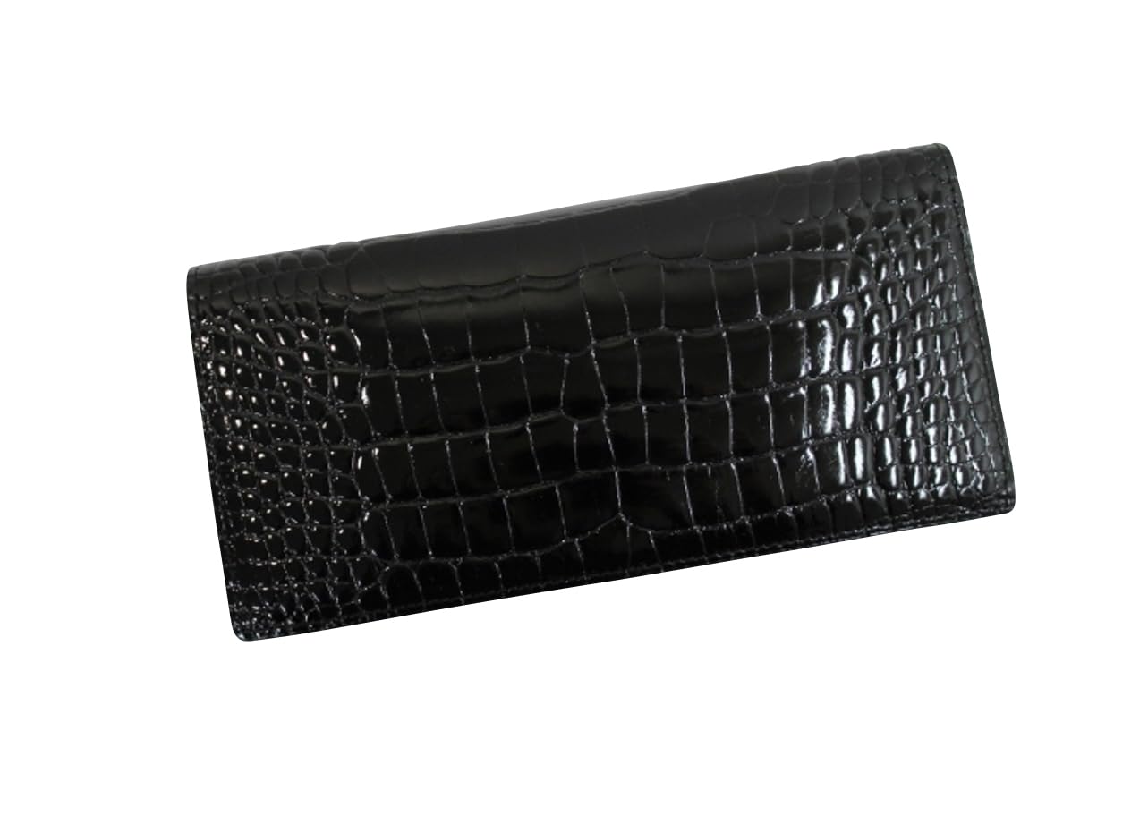 

Кімоно Гаманець Крокодил Мусо Блискучий Процес Виготовлено з Натуральної Шкіри Henroon Включено Монетницю Продукт Найвищої Якості [Розкішний Магазин] Чоловічий чорний
