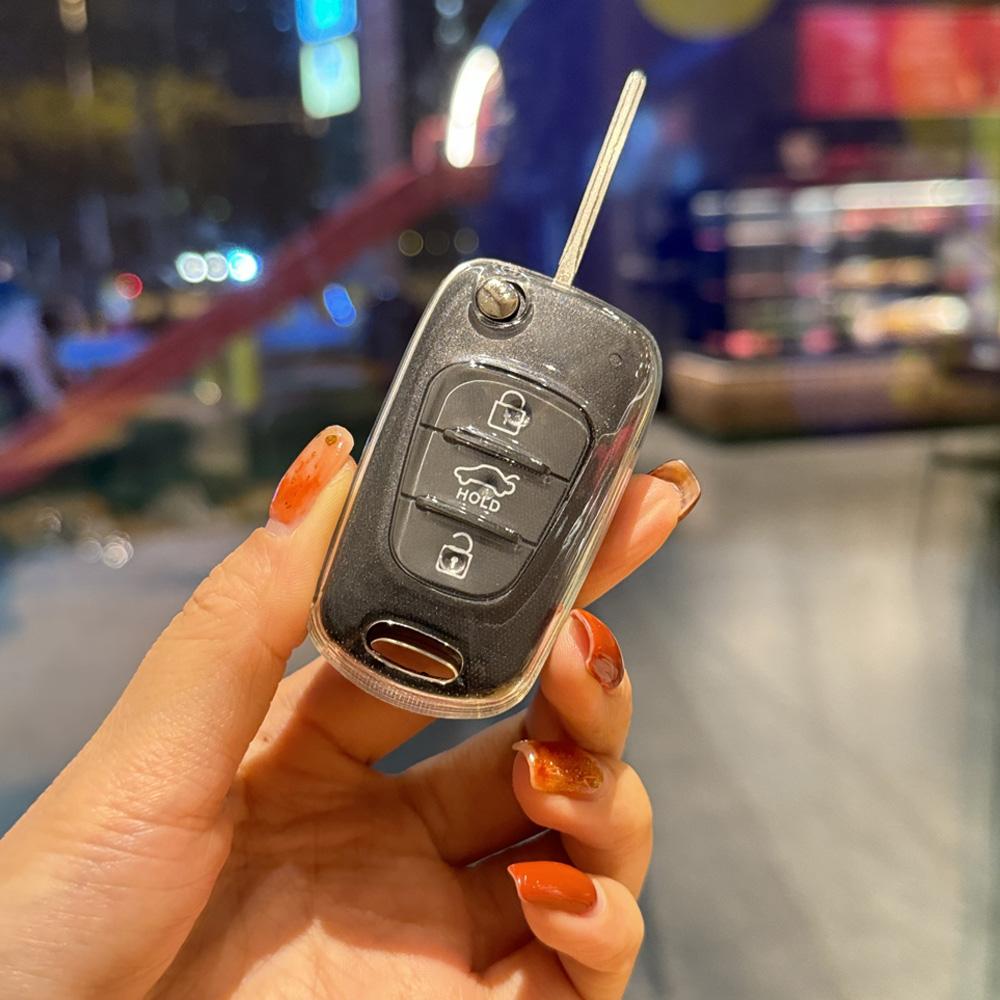 Husa TPU pentru chei de mașină pentru KIA Sportage Rio 3 Soul Optima Ceed Pro K5 K2 Pride pentru Hyundai i20 i30 ix20 ix25 ix35 Elantra Accent