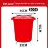 ZISIZ Large Heavy-Duty Household Plastic Bucket