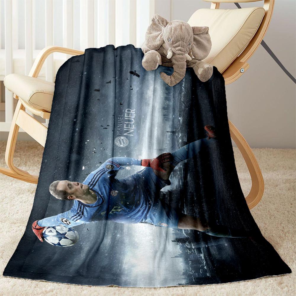 Goalkeeper Action Blanket Warmthful Decor Great for Chair Sofa Livingroom All-Season Use Digital Print Ideal Gift For Birthday Valentine'S Day