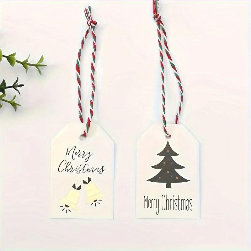 100 metrů/role Dvě barvy Bavlna Baker Šňůra Šňůra Vánoční Svatební dekorace Dárkové balení Šňůrka DIY Dárkové řemeslné výrobky Zabalit