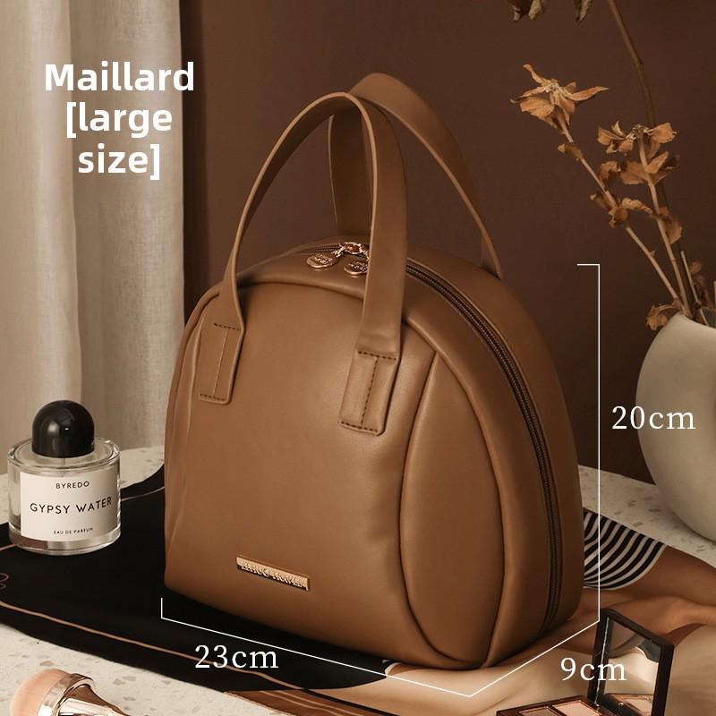 2025 Women's Portable Large-Capacity Cosmetic Travel Bag - High-End Hand-Held Skincare Storage