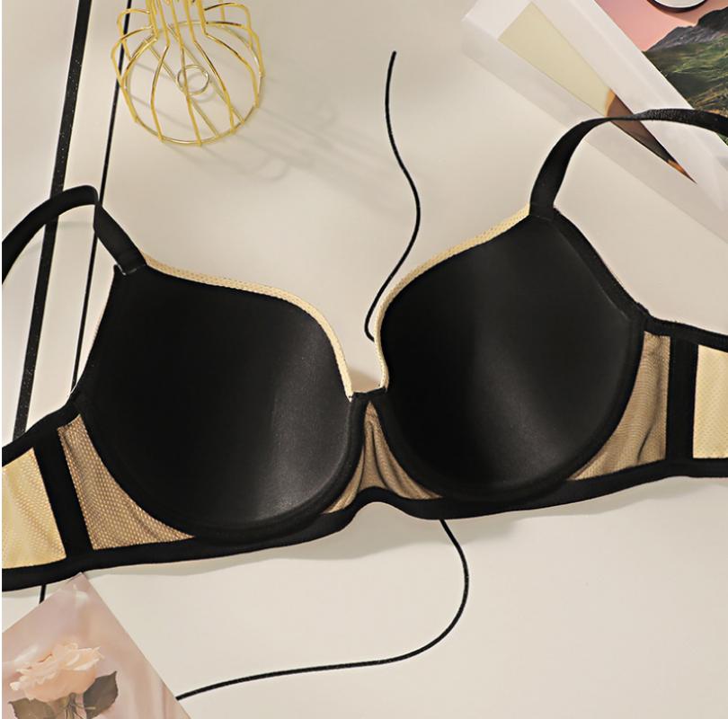 New Large Plus Size Big Cup Bra No Rim Adjustment Type Sexy Fat MM Breasts Women's Lingerie  Bra Women Underwear