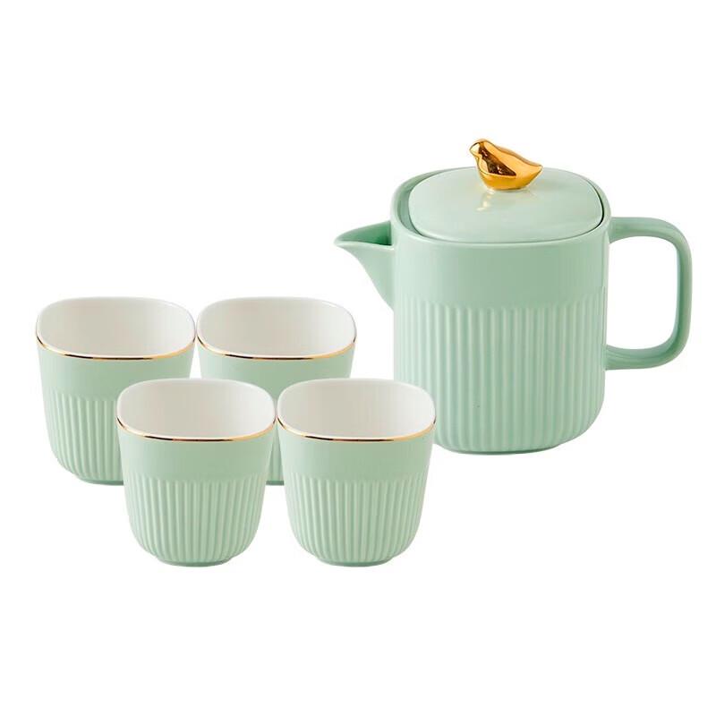 Nordic Style Bird Ceramic Tea Set