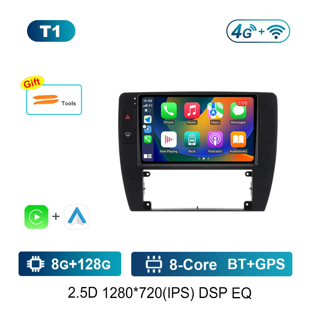 Android Car Radio Multimedia Video Player for VW Volkswagen Passat B5 2000 2001 2002 - 2005 Cooling Fan 4G WiFi Touch Screen