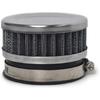 0068 54mm Motorcycle Air Filter Universal Intake Round Reusable Washable Clamp Engine Airflow Black Metal Plastic