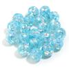 5pcs/lot 16mm Colorful Sequin Resin Beads Round Loose Spacer Beads For Jewelry Making DIY Bracelet Necklace Keychain Accessories