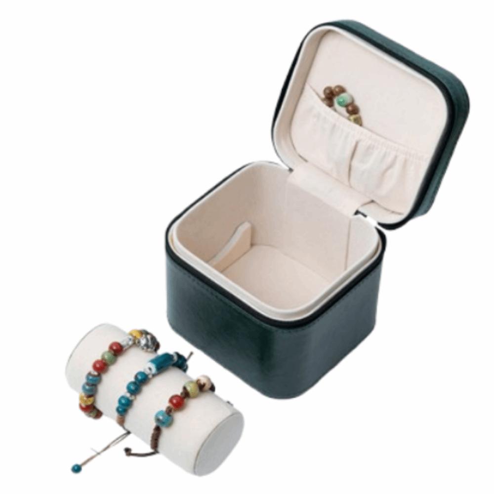 

Компактная коробка для часов, винтажный футляр для браслетов, коробки для хранения браслетов, антикварная коллекция Green S