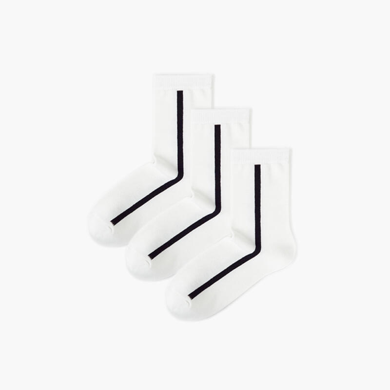Unisex Casual Socks UNI-143 3-Pair Set Unisex (235~275mm)