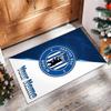 Hertha Bsc Printed Crystal Velvet Rug Non‑Slip Crystal Velvet Carpet For Sofa Bedroom Indoor Home Decoration