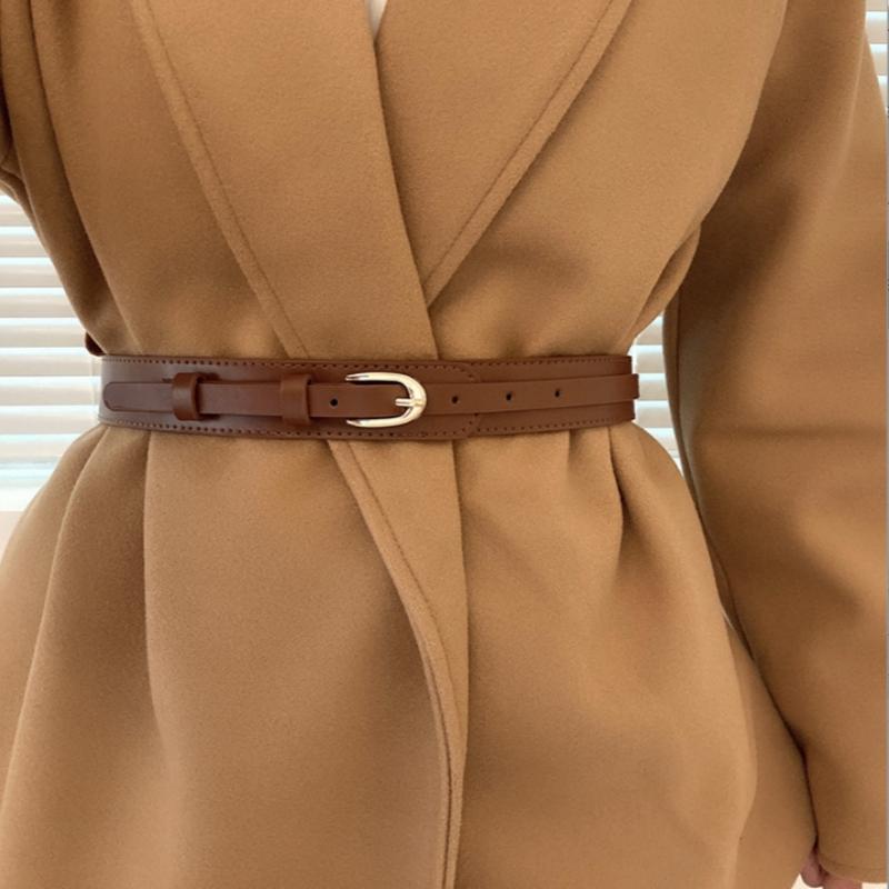 Women Fashion Belt Adjustable for Dress Jeans, Vintage Bohemian Waist Belt for Women, PU Leather Wrap Belt, Bohemia Dresses Accessories