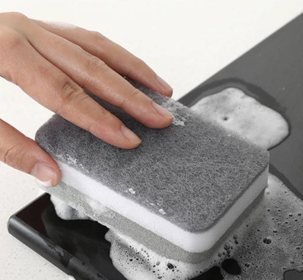 10 Pieces of Double-sided Wiping Cloth, Cleaning Cloth, and Sponge for Kitchen Use
