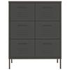 VidaXL Armoire à tiroirs Anthracite 80x35x101,5 cm Acier