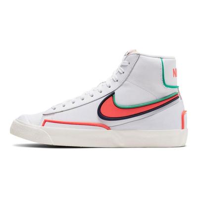 Dámske tenisky Blazer Mid 77 Infinite White Crimson Skateboardové topánky DC1746-103