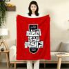 1PC Alahly Patterned Flannel Blanket Suitable For All Seasons For Home Decor Warmth And Comfort Gifts Holiday Present