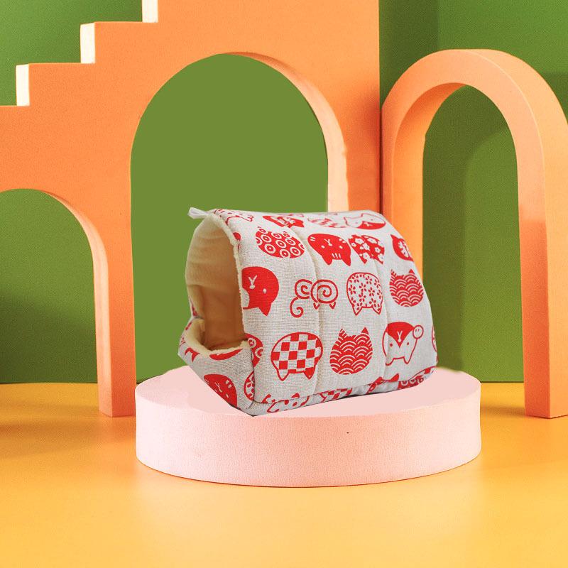 

Теплое ласточкино гнездо с тигровой шкурой: Зимний гамак с флисовой подкладкой для корелл Small