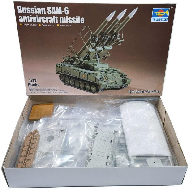 TRUMPETER 1/72 Russian Sam-6 Antiaircarft Missile Plastic Assembly Model