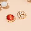 10Pcs Glossy Alloy Buttons Metal Clothing Buttons Fasteners For Clothing Jackets J0MC