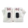 1pair Women Heated Gloves Rechargeable Hand Mittens Outdoor Activity Gloves for Outdoor Climbing