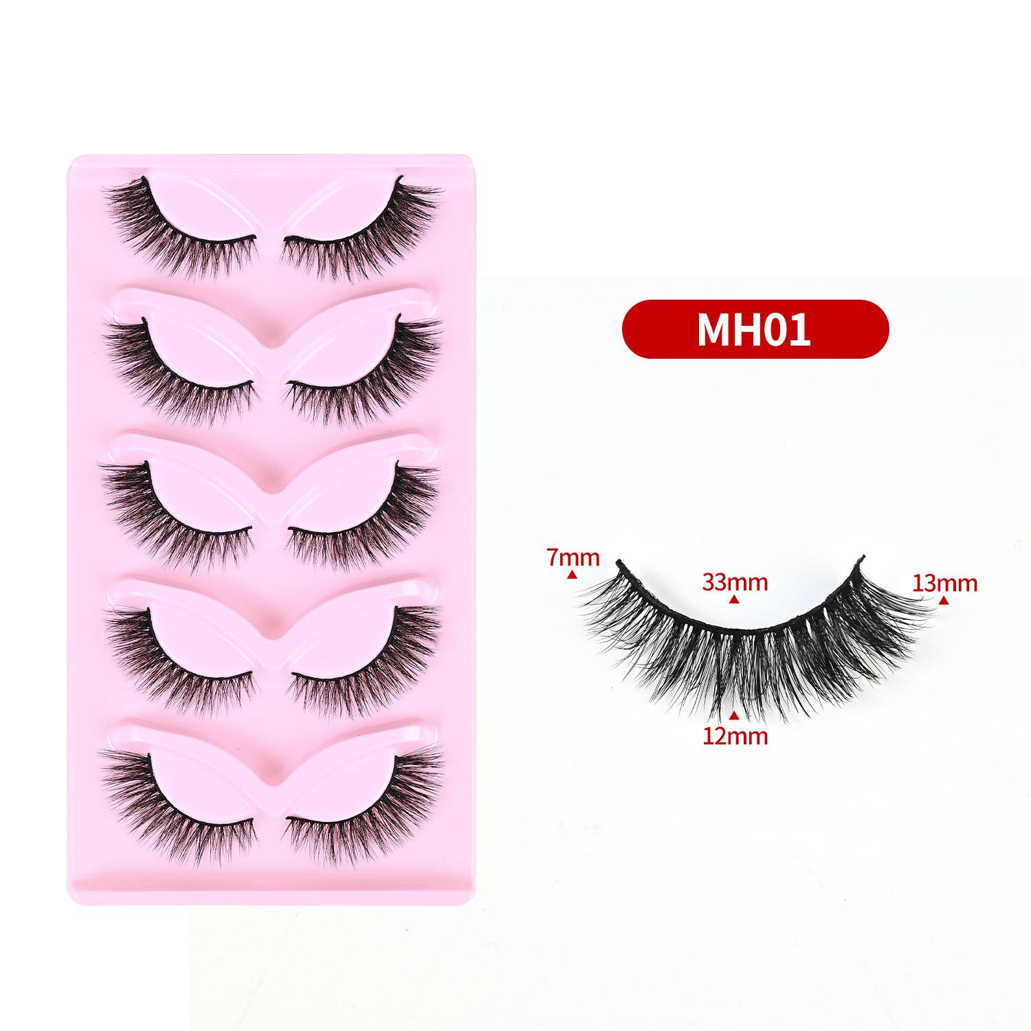 5 Pairs of Fox False Eyelashes, Amazon Natural Thick Eye Tail Elongated Cat Eye Eyelashes 2026