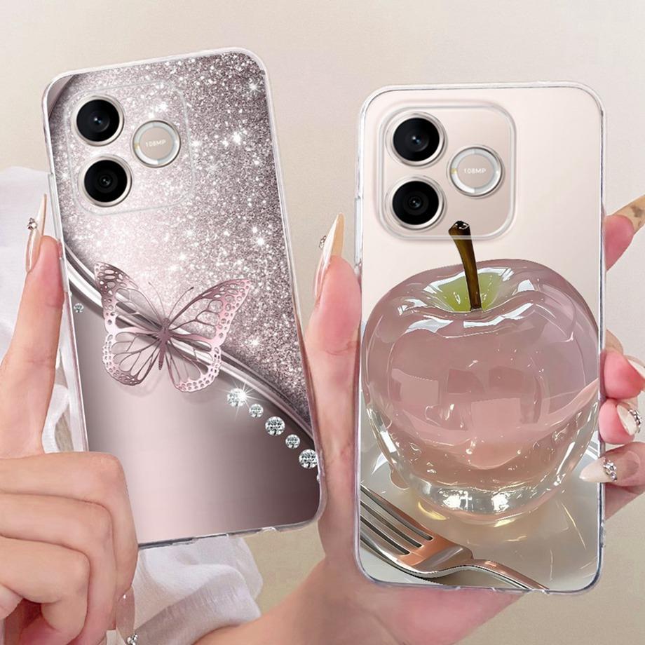 For Honor 600 Lite 500 Smart Phone Case Soft Clear Silicone Back Cover Butterfly Dragon Cat Floral Painting Funda Honor 600 Capa
