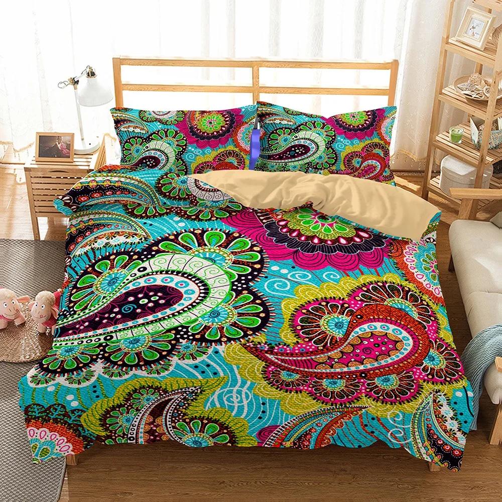 High-End Premium Bed Cover Sets for Bohemian European plus American Style Boho Gold Beding Set Bedrom Warm Comforter Set Quen High Quality