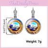 Adorable Sonic Hedgehog Earrings Cartoon Character Jewelry For Anime Fans