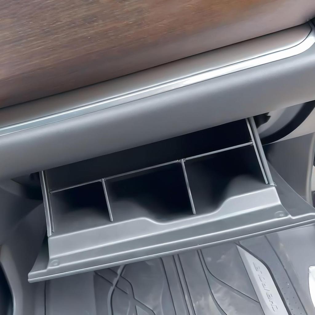 EDBETOS Glove Box Organizer Compatible with Refreshed - 2024 2025 Silverado/Sierra 1500,2024 2025 Chevy Silverado/GMC Sierra 2500HD 3500HD