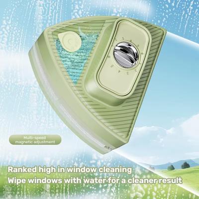 Window Cleaner Double-sided Adjustable Magnetic Glass Wiper with Automatic Water Storage Brush for Home Windows Cleaning Tools