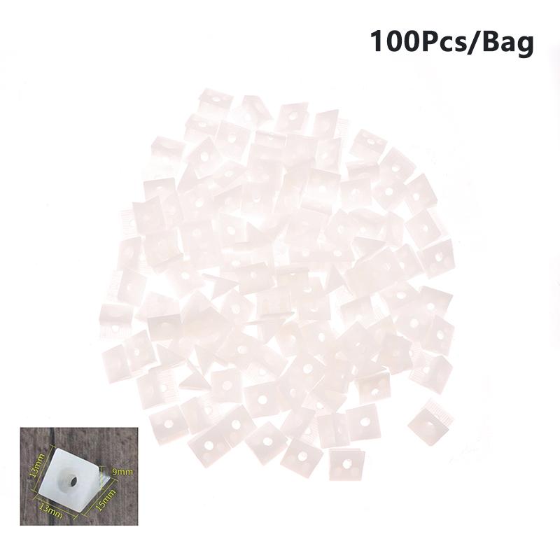 100 шт. Клинья для ремонта мебели, ремонт провисания дна ящика, Угловой кронштейн с саморезами