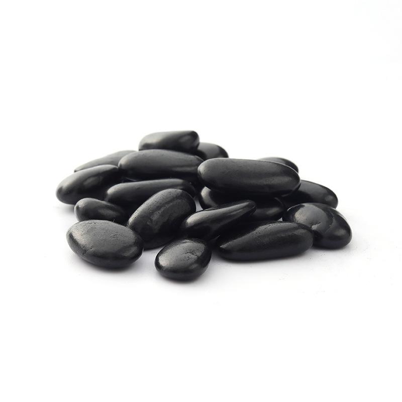 1 Lb Black Natural Pebbles for Landscaping, Paving, Flower Pots, Bonsai Decoration.