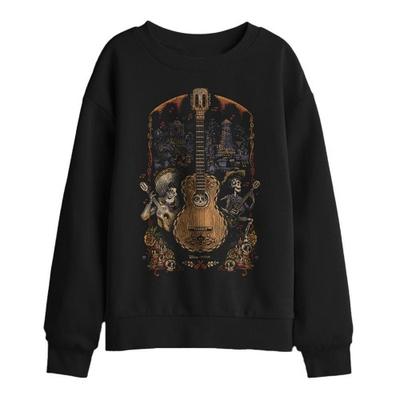 Childrens/Kids Painted Poster With Guitar Ernesto Miguel Hector Sweatshirt