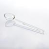 Heart-Shaped Colorful Glass Spoon & Stirring Stick with Long Handle for Juice & Coffee