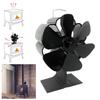 6 Blades Heat Powered Stove Fan Silent Fireplace Fan Quickly Warm Air Stove Fan NonElectric