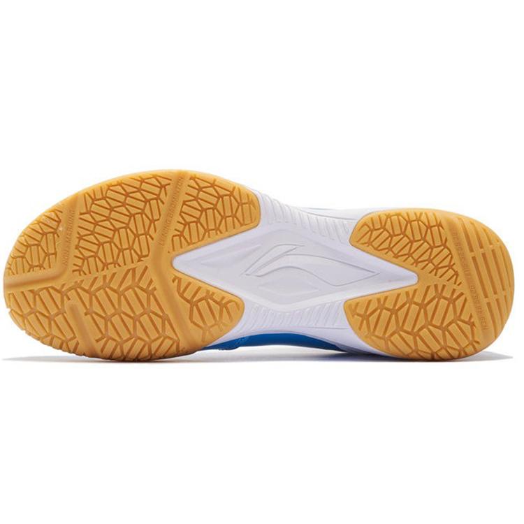 New LINING Badminton Shoes Unisex Low Top Interstellar Blue/Standard White AYTS024-2