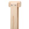 Leather Stitching Pony Adjustable 180 Degrees Hand Stitching Pony Beech Wood Leather Sewing Pony for DIY